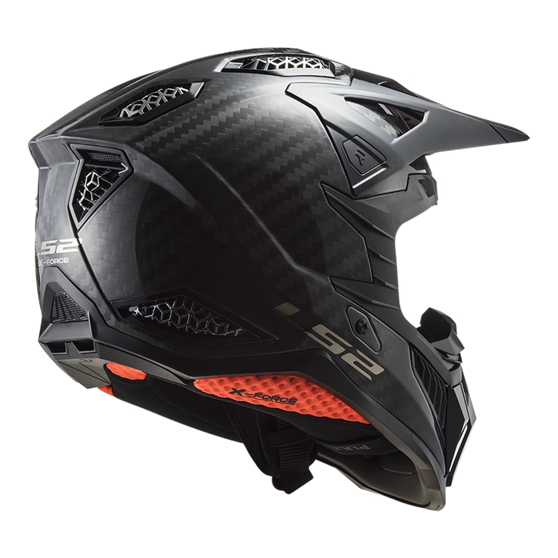 Kaciga za motocross LS2 MX703 X-Force Solid Carbon Black