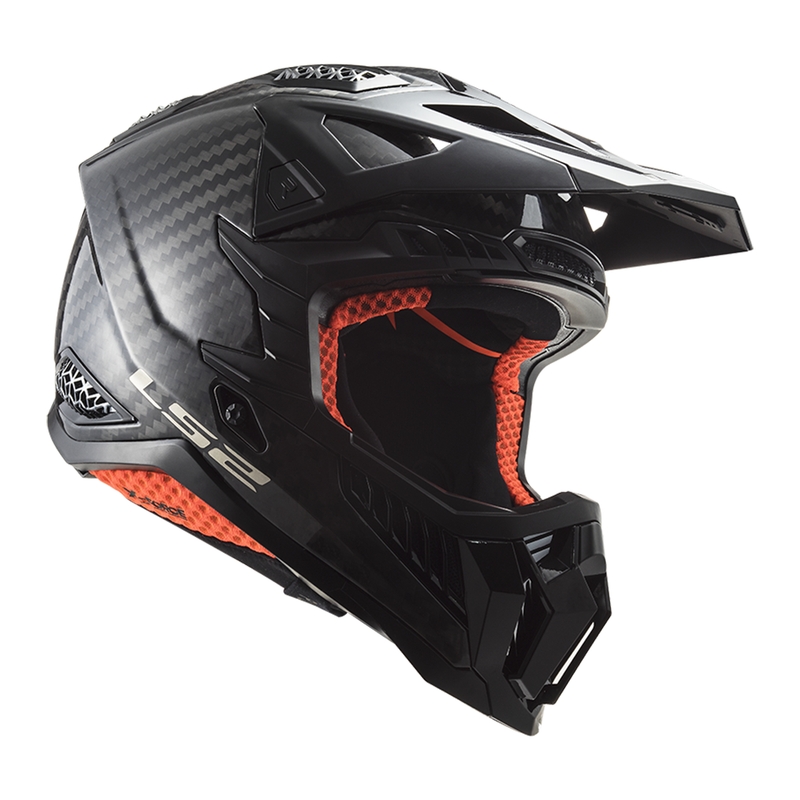 Kaciga za motocross LS2 MX703 X-Force Solid Carbon Black