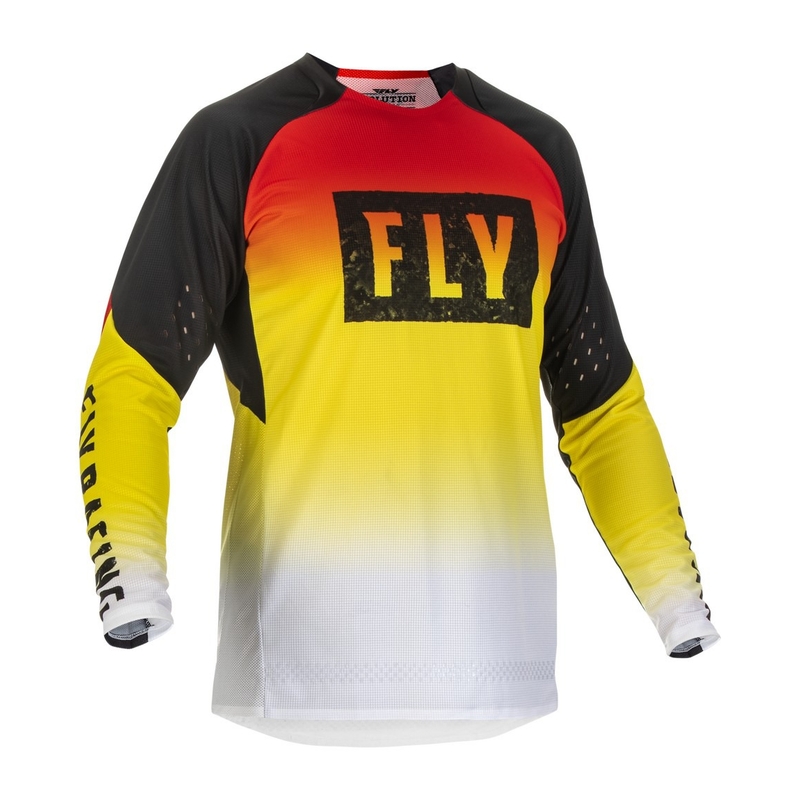 Motocross dres FLY Racing Evolution LE DST crveno-žuto-crni