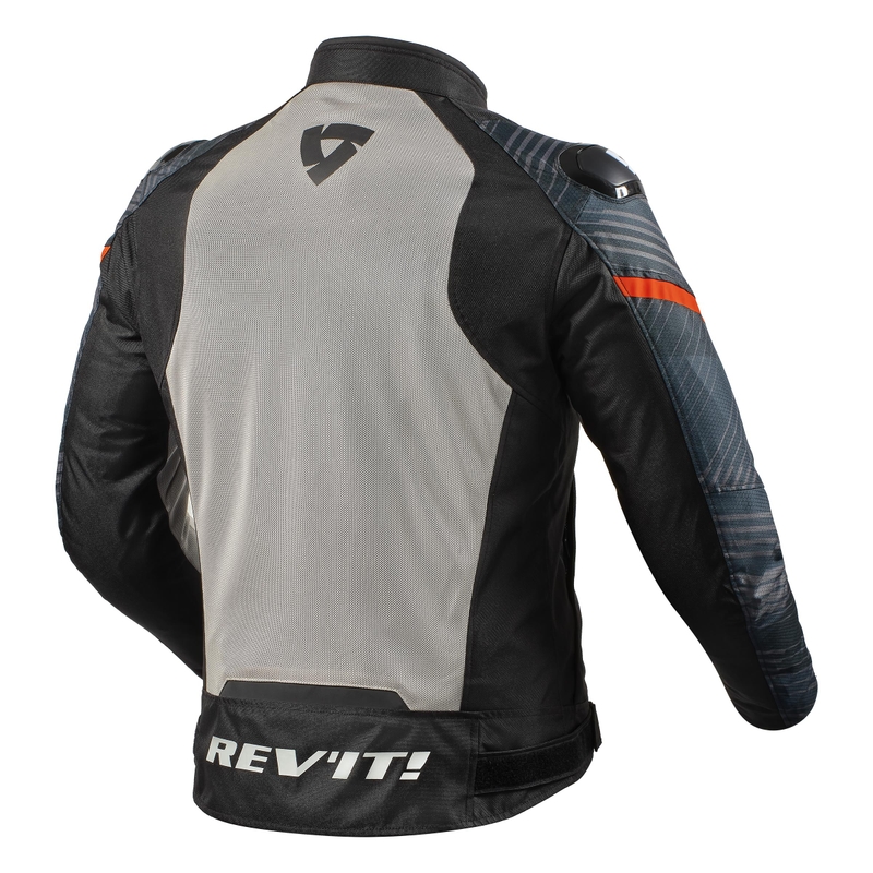 Motociklistička jakna Revit Apex Air H2O crno-sivo-crvena rasprodaja
