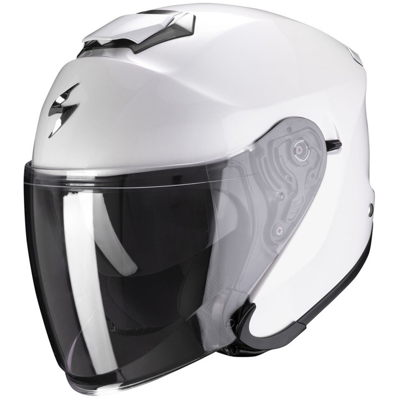 Otvorena kaciga Scorpion EXO-S1 Jednobojna bijela