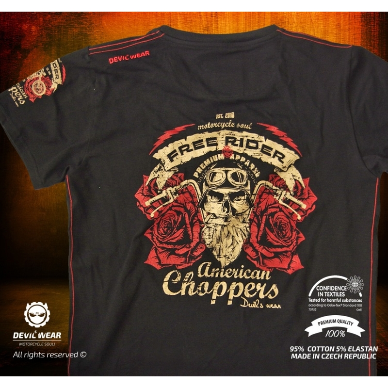 Devils Wear - Free Rider American Choppers muška majica