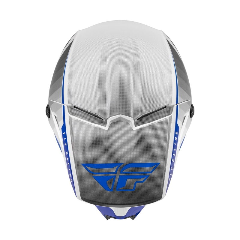 Motocross kaciga FLY Racing Kinetic Drift plavo-sivo-bijela