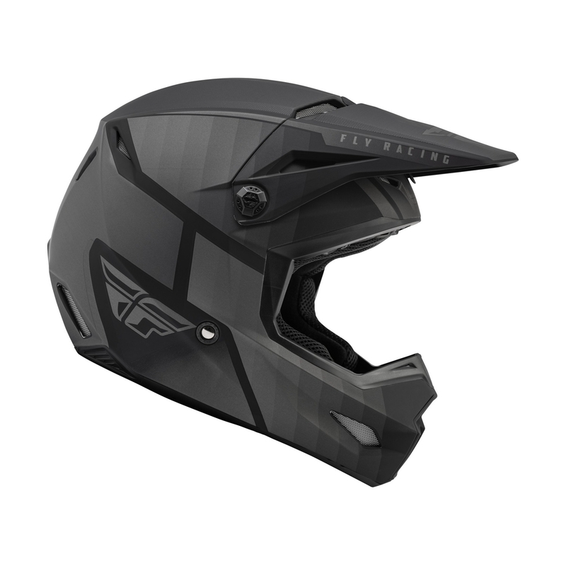 Motocross kaciga FLY Racing Kinetic Drift crno-siva