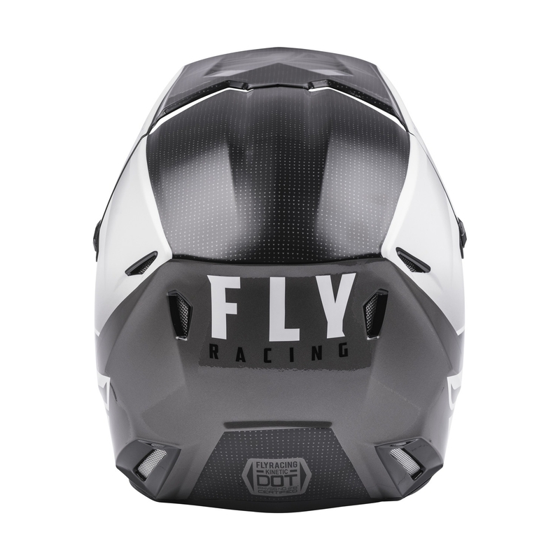 FLY Racing Kinetic Straight Motocross kaciga Crno-bijela rasprodaja