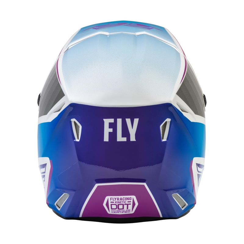 Dječja kaciga za motocross FLY Racing Kinetic Drift roza-bijelo-plava