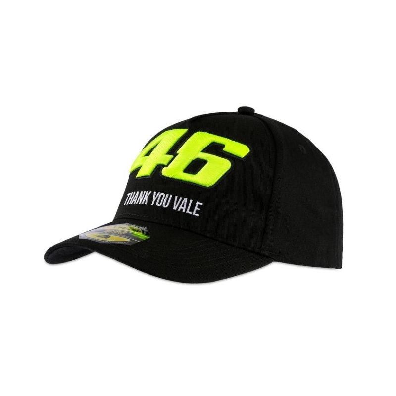 VR46 Valentino Rossi kapa "Thank you Vale" crna