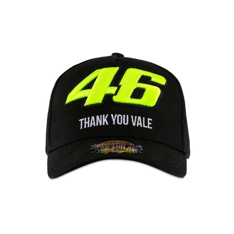 VR46 Valentino Rossi kapa "Thank you Vale" crna