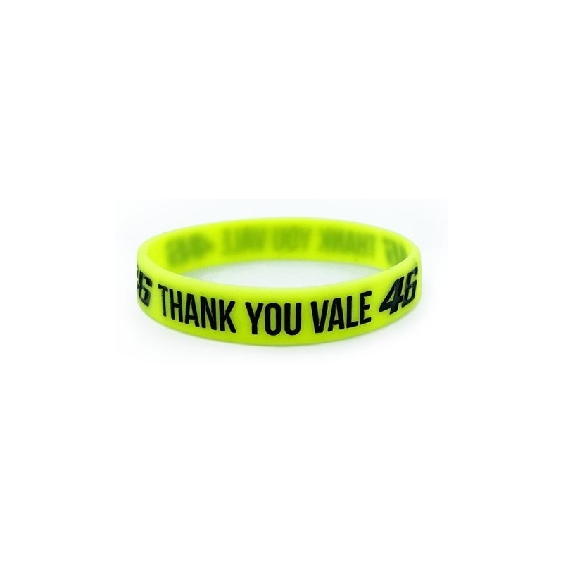 Narukvica VR46 Valentino Rossi "Thank you Vale" fluo žuta