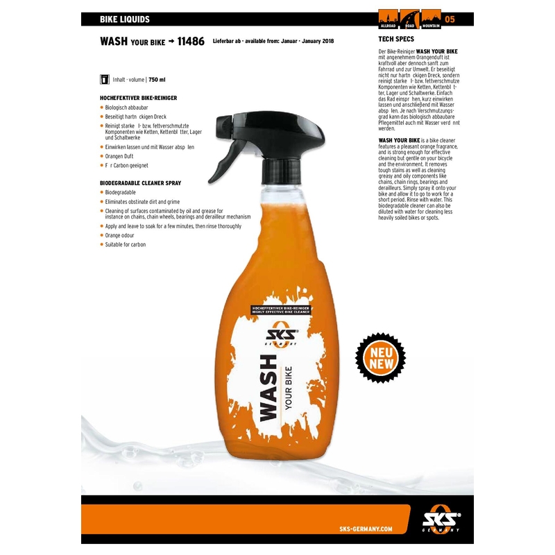 Sredstvo za čišćenje kotača SKS Wash your bike 750ml rasprodaja
