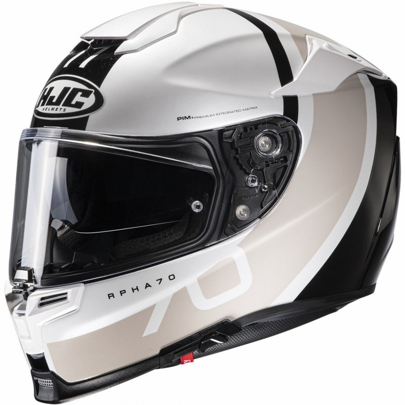 HJC RPHA 70 Paika MC5 motociklistička kaciga s punim licem crno-bež-bijela rasprodaja
