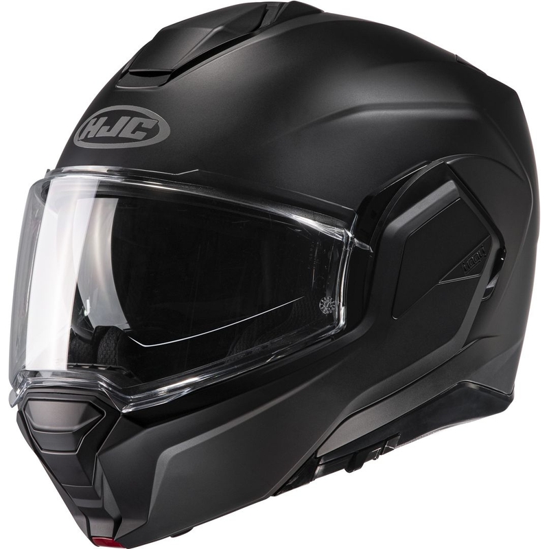 Preklopna motociklistička kaciga HJC I100 Solid poluravna crna