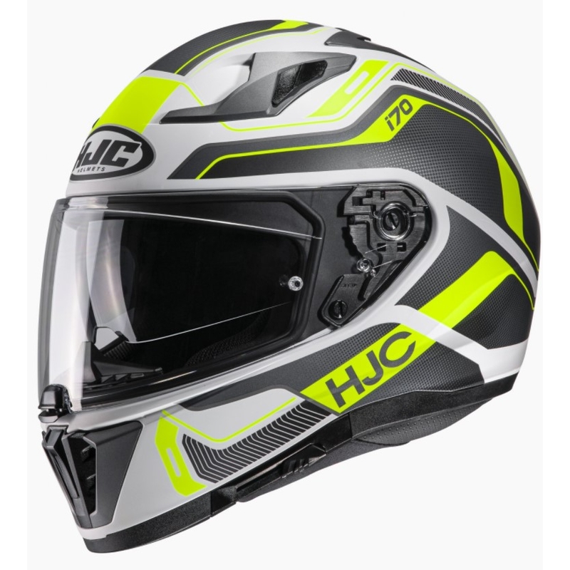 HJC I70 Lonex MC3HSF bijelo-siva-fluo žuta integralna motociklistička kaciga rasprodaja