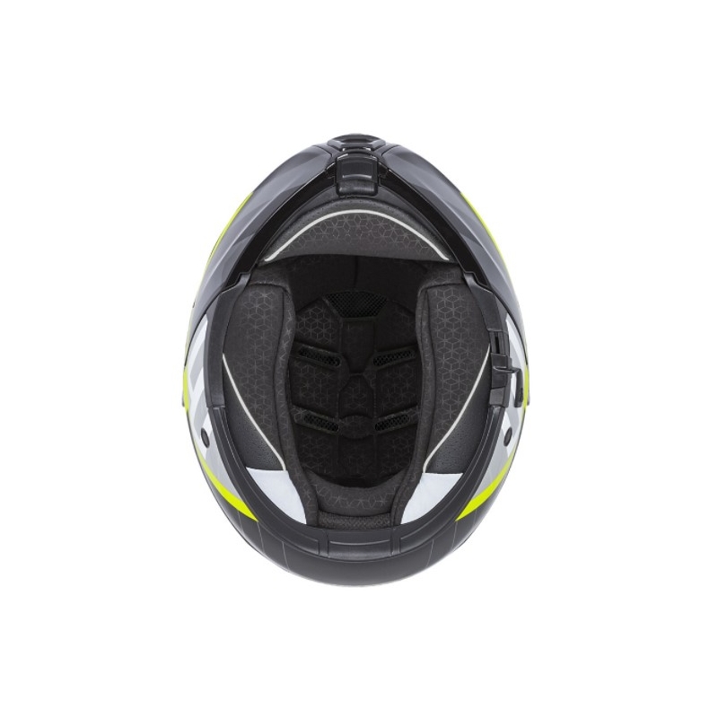Motociklistička kaciga na preklop Cassida Modulo 2.0 Profil bijela-siva-crna-fluo žuta