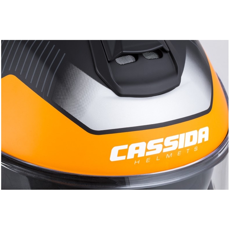 Motociklistička kaciga na preklop Cassida Modulo 2.0 Profil crno-sivo-narančasta rasprodaja