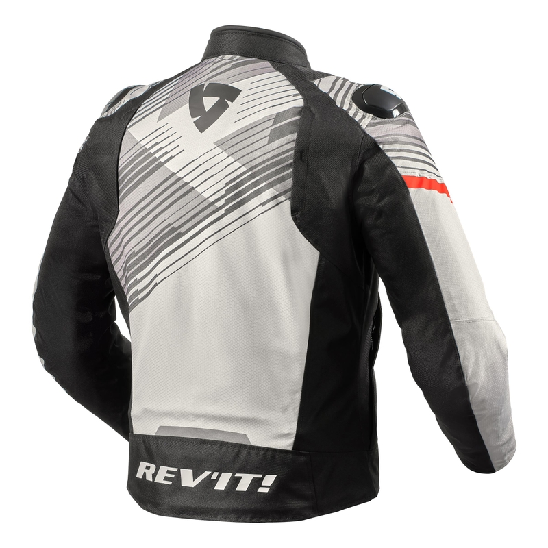 Revit Apex H2O Siva-Fluo crvena Motociklistička jakna rasprodaja