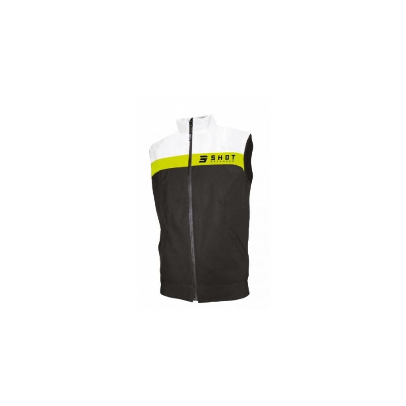 Softshell prsluk Shot Team crno-fluo žuti
