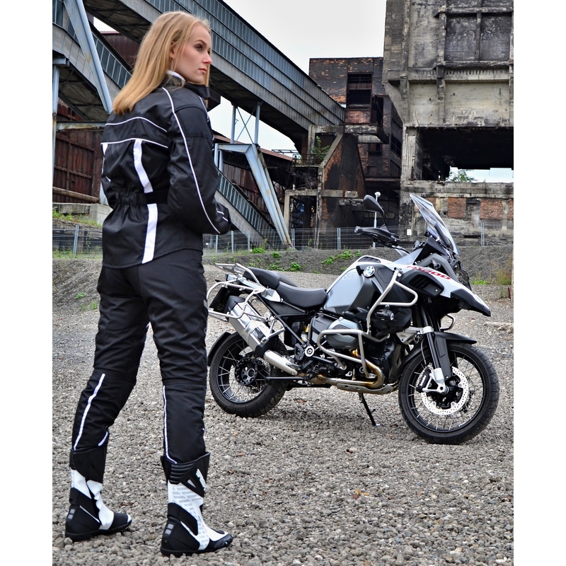 Žensko moto odijelo RSA SW-01 bijelo - 2 dijela rasprodaja