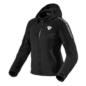 Ženska motoristička jakna Revit Proxy H2O crno-bijela