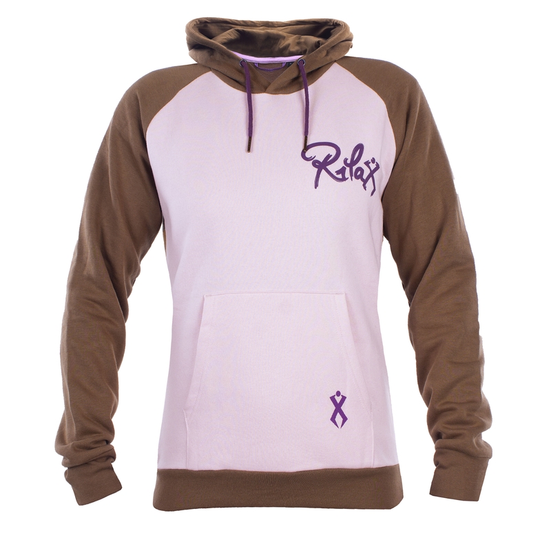 Sweatshirt ženski Rilax Bereba braon-roza rasprodaja