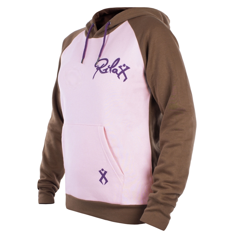 Sweatshirt ženski Rilax Bereba braon-roza rasprodaja