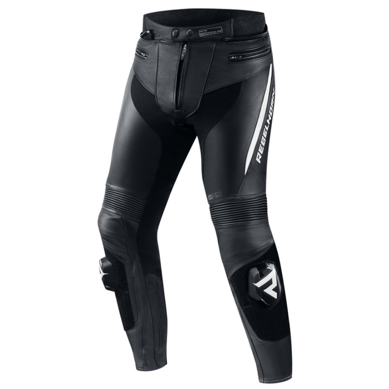Motorističke hlače Rebelhorn Fighter crno-bijele rasprodaja
