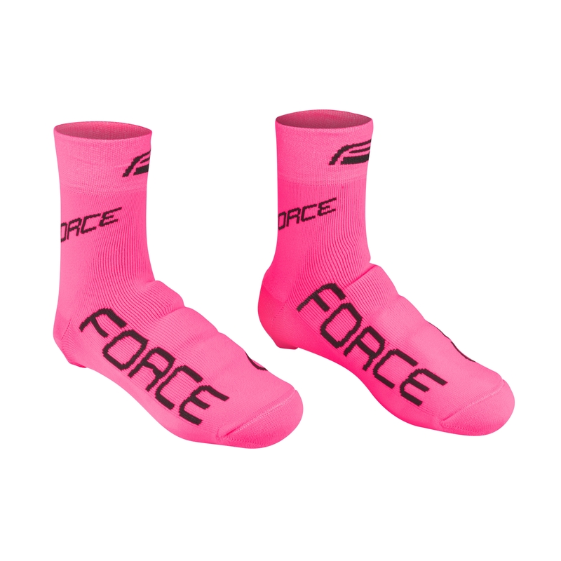 Navlake za biciklističke tenisice FORCE pletene roze rasprodaja