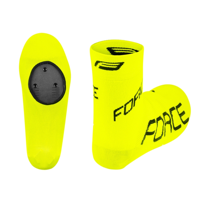 Navlake za biciklističke cipele FORCE fluo žute rasprodaja