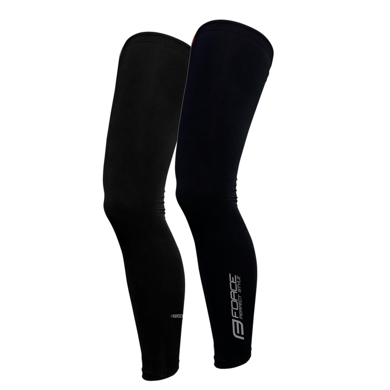 Grijači za noge FORCE TERM dugi, crni rasprodaja