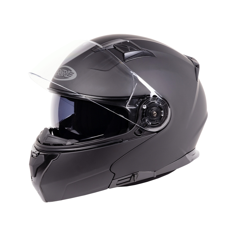 Ozone Flip Up Storm motociklistička kaciga crna mat