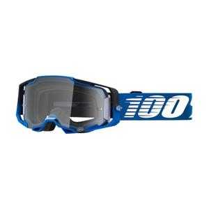 Naočale za motocross 100% ARMEGA Rockchuck tamnoplave (prozirni pleksiglas)