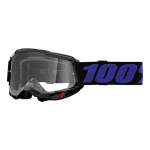 Naočale za motocross 100% ACCURI 2 Moore plavo-crne (prozirni pleksiglas)
