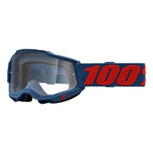Naočale za motocross 100% ACCURI 2 Odeon crveno-plave (prozirni pleksiglas)