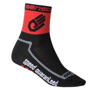Čarape Sensor Race Lite Hand crno-crvene výprodej