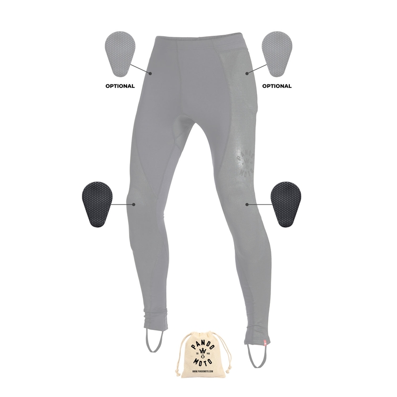Motociklističke tajice PANDO MOTO Skin UH 02 crne rasprodaja