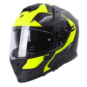 RSA Rapid integralna motociklistička kaciga crno-siva-fluo žuta