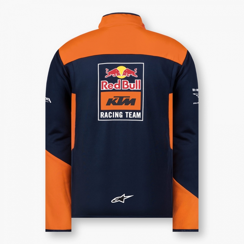 Softshell jakna KTM Red Bull Racing 22 plavo-narančasta rasprodaja