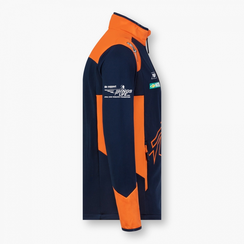 Softshell jakna KTM Red Bull Racing 22 plavo-narančasta rasprodaja