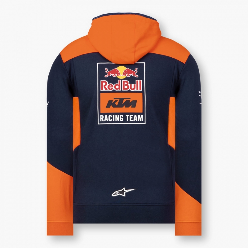 Dječja majica KTM Red Bull Racing Zip plavo-narančasta