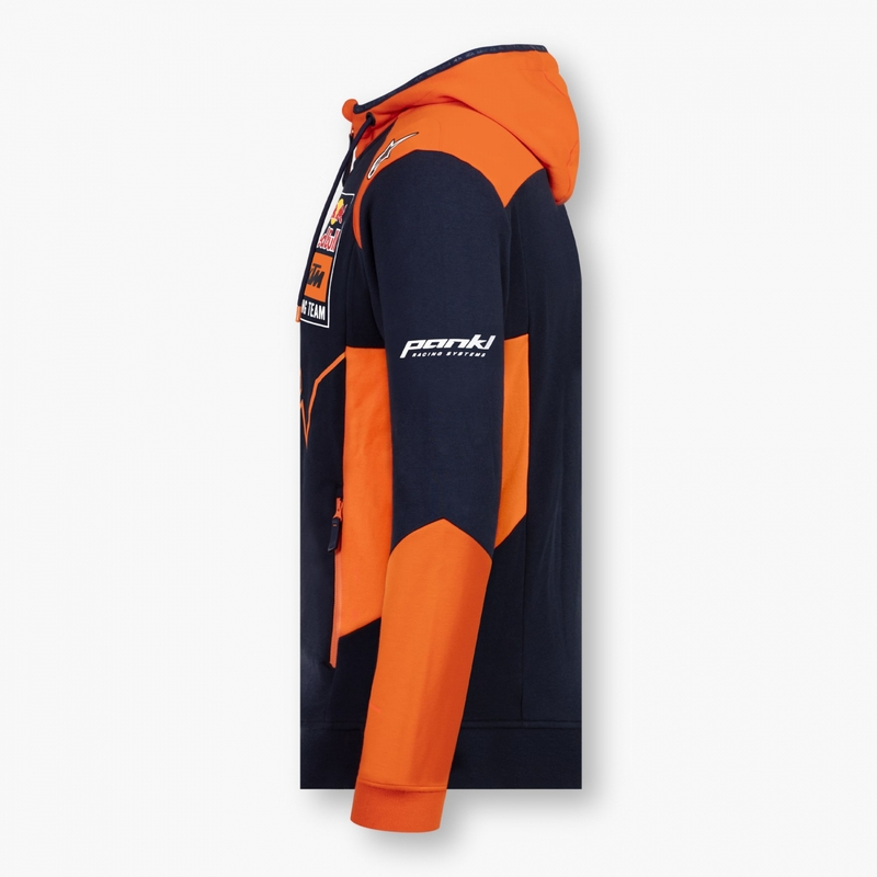 Dječja majica KTM Red Bull Racing Zip plavo-narančasta