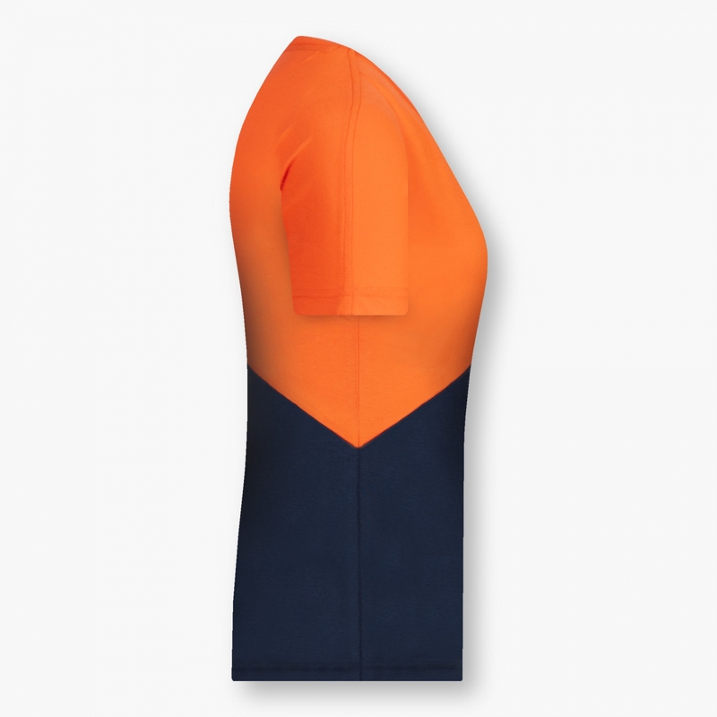 Ženska majica kratkih rukava KTM Colorswitch Red Bull plavo-narančasta