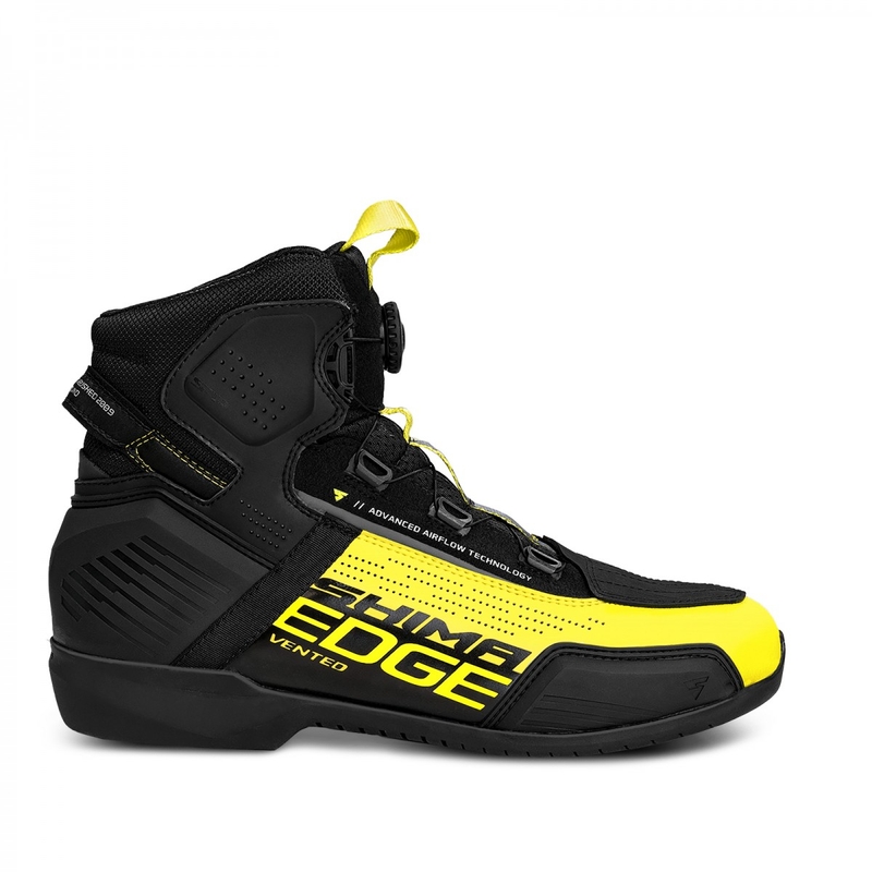 Shima Edge Vent motociklističke čizme crno-fluo žute