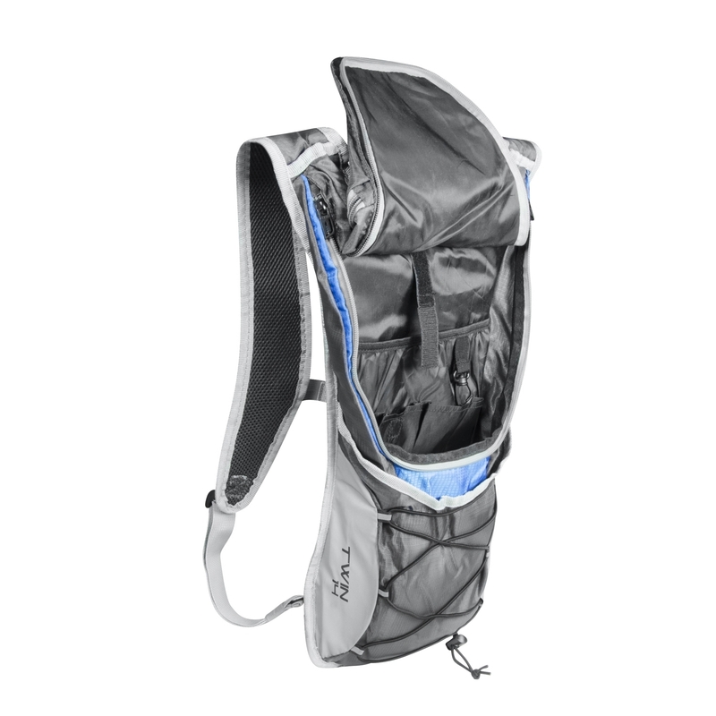 Biciklistički ruksak FORCE Twin 14 l sivo-plavi rasprodaja