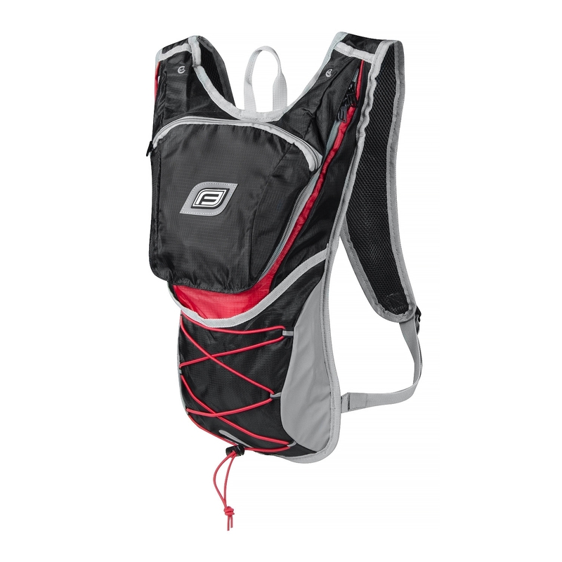 Biciklistički ruksak FORCE Twin 14 l crno-crveni rasprodaja