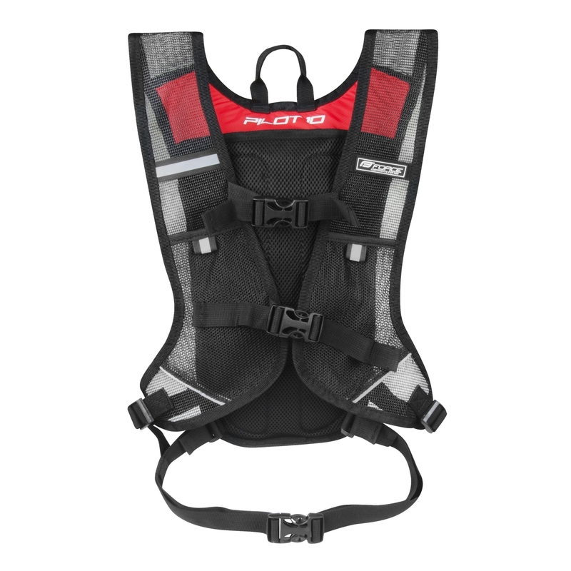 Biciklistički ruksak FORCE Pilot 10 l crno-crveni rasprodaja