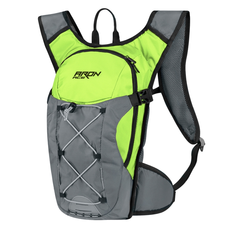 Biciklistički ruksak FORCE Aron Ace 10 l fluo zeleno-sivi rasprodaja