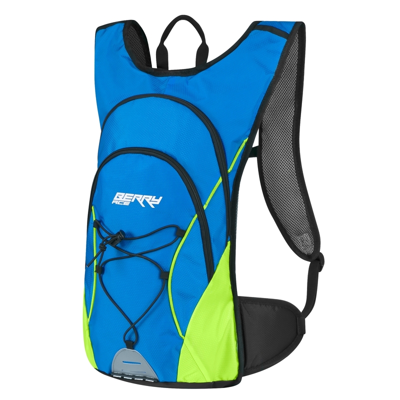 Biciklistički ruksak FORCE Berry Ace 12 l plavo-fluo zeleni rasprodaja