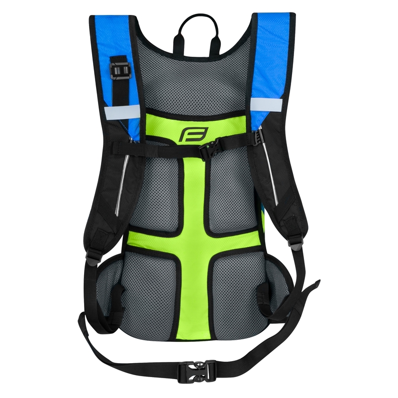 Biciklistički ruksak FORCE Berry Ace 12 l plavo-fluo zeleni rasprodaja
