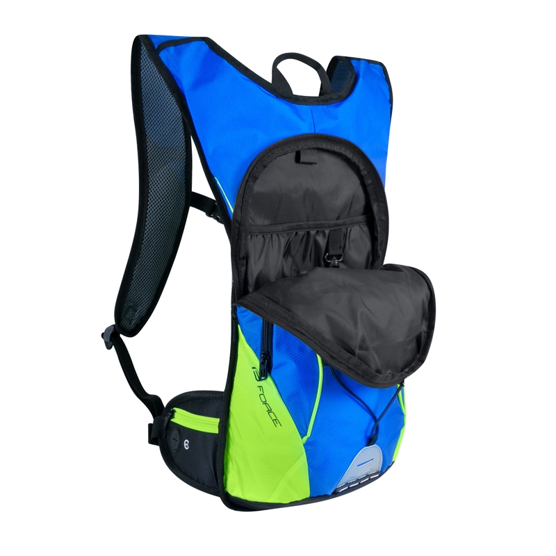 Biciklistički ruksak FORCE Berry Ace 12 l plavo-fluo zeleni rasprodaja
