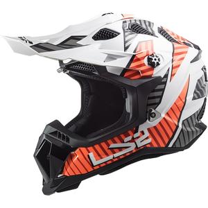 Motocross kaciga LS2 MX700 Subverter Astro bijelo-narančasta